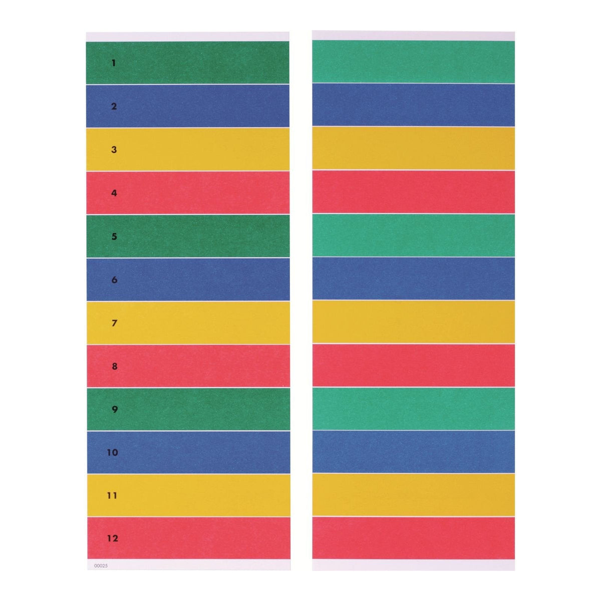 Pagna Organizador De Escritorio Classic 12 Compartimentos 1-12 Rojo