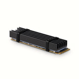 Axagon Clr-M2l10, Disipador Pasivo De Aluminio Para Ssd M.2 2280, Altura 10 Mm