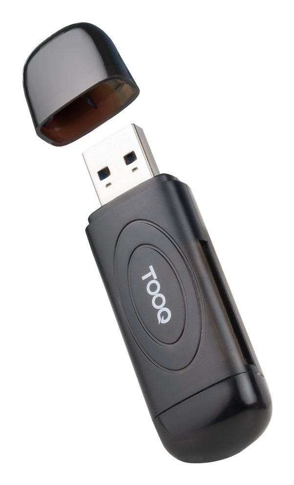 Lector Tarjetas Usb-A 3.0, Sd/Tf, Negro