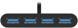 Goobay 4 Toma Usb-C Hub Negro