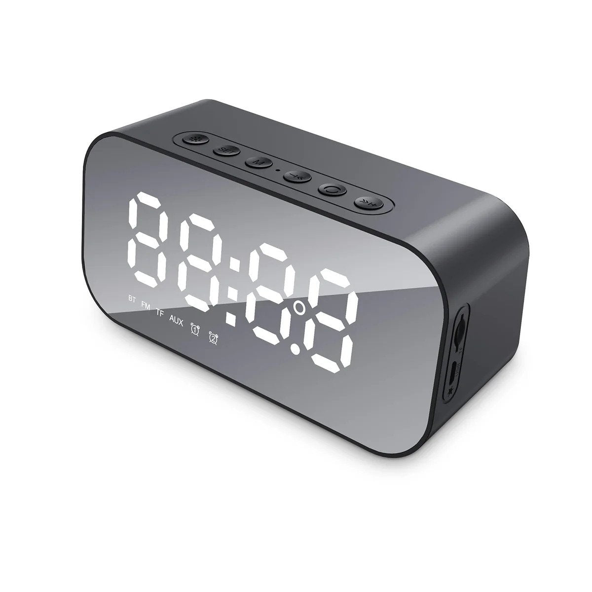 Havit M3  Altavoz Bluetooth Con Despertador Y Radio, Negro