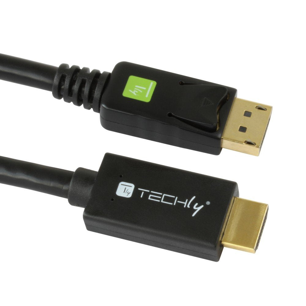 Techly Icoc Dsp-H12-020 Adaptador De Cable De Vídeo 2 M Displayport Hdmi Negro