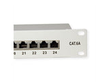 Kat.6a Class Ea 19 Patchpanel 24 P Apantallado Gris