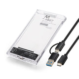 Ewent Ew7064 Caja Para Disco Duro Externo Caja Externa Para Unidad De Estado Sólido (Ssd) Transparente 2.5"