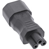 Adaptador De Fuente De Alimentación Inline Iec 60320 C14/C5, 3 Pines