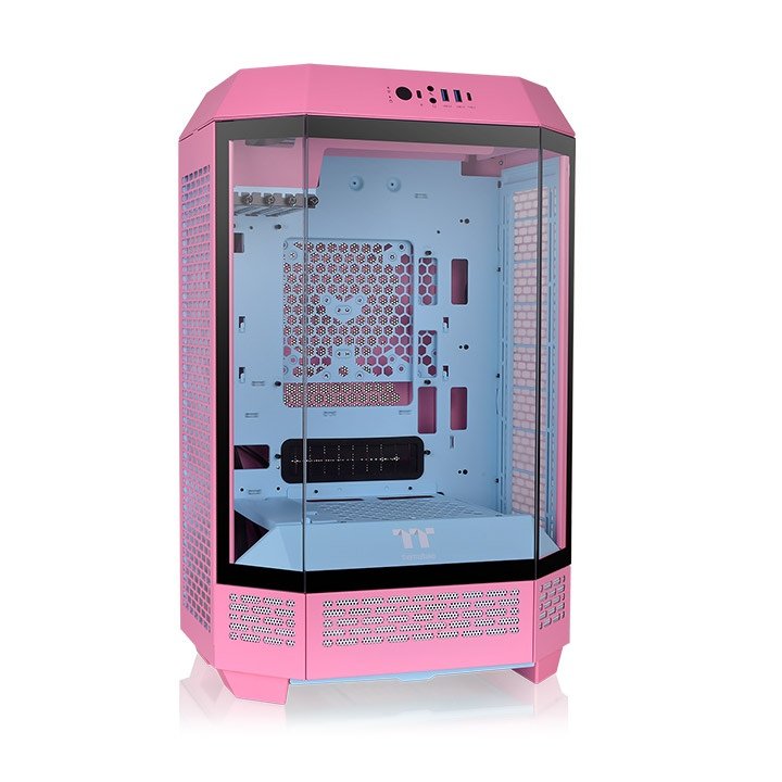 Caja Pc Thermaltake The Tower 300 Bubble Pink,  Torre Rosa, Cristal Templado Ca-1y4-00sawn-00