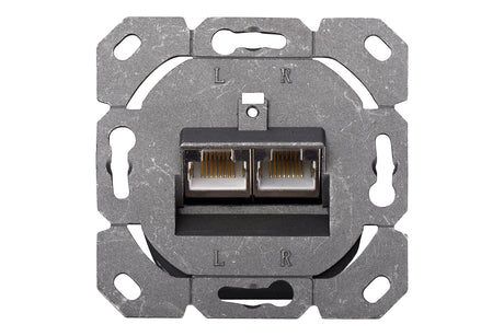 EAN 4016032320227 - Digitus DN-9008-1 toma de corriente 2 x RJ-45 Blanco imagen 6