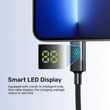 Unitek C14158abk01-3m Usb-C Cable Charging With Led Display 3m Black