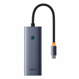 Baseus Ultrajoy 5-Port 5w1 (1xhdmi4k@30hz + 4xusb 3.0) Gris