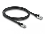 Delock Rj45 Netzwerkcable Cat.6a S Ftp Pur Outdoor 1 M Schwarz