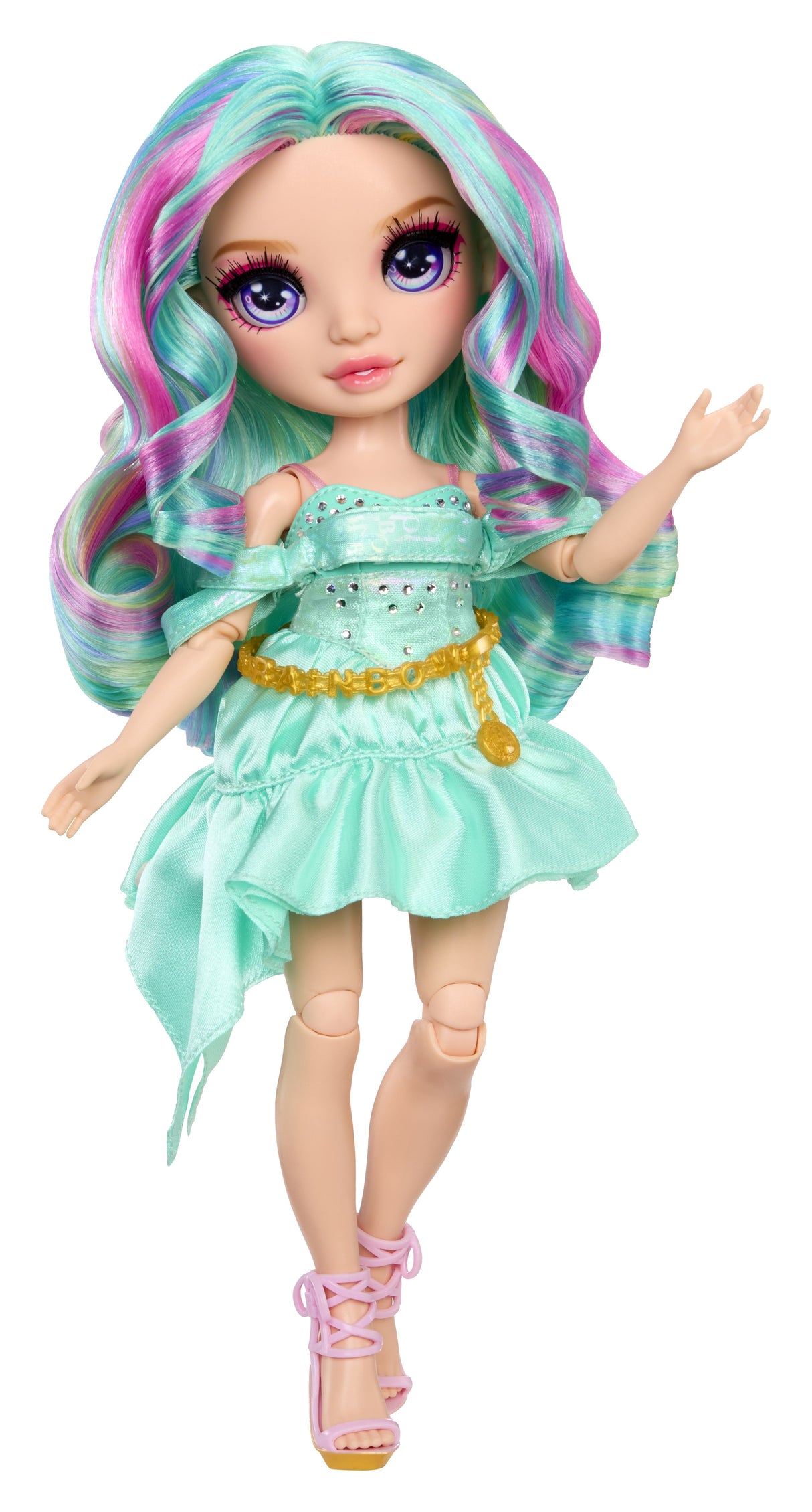EAN 0035051597827 - Rainbow High Be Dazzling Fashion Dolls- Celine Turquoise (Teal) imagen 1