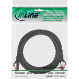 Cable De Red Inline S/Ftp Pimf Cat.6 250mhz Cobre Libre De Halógenos Negro 1.5m