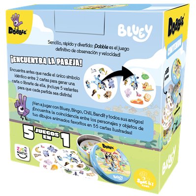 EAN 3558380130970 - Asmodee Dobble Bluey 15 min Juego De Cartas Lógico imagen 5
