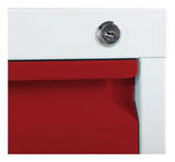 Phoenix Safe Hängeregimraturschrank 3 Schubladen Rot