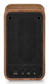 Sangean Wr-9 Nogal Vintage Radio Analógica De Madera Con Am Fm Bluetooth