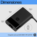 Cargador Para Portátil Usb-C De 65 W Hp 115/230v