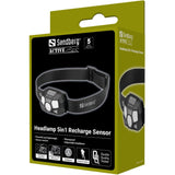 Headlamp 5in1 Recharge Sensor Flashlight