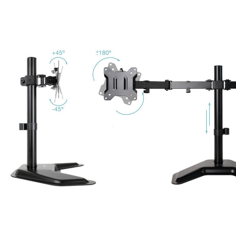 EAN 8433281012028 - TooQ DB1702TN-B soporte para monitor 81,3 cm (32") Escritorio Negro imagen 3