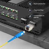 Extralink Sfp 1.25g Wdm 1310/1550nm Sm 3km Sc Pair Dedicated To Hp/Aruba