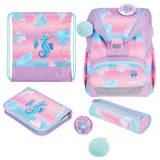 EAN 4008110396552 - Herlitz UltraLight Plus Ocean Lights juego de mochila escolar Chica Poliéster Azul, Rosa imagen 1