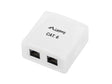 EAN 5901969404258 - Lanberg OU6-0002-W caja de tomacorriente RJ-45 Blanco imagen 1