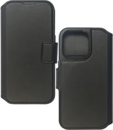 Infinite Milan Iphone 16 Pro  Max Black Wallet Cover.