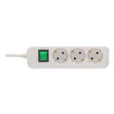 Regleta De Enchufes Brennenstuhl Eco-Line Con Interruptor De 3 Vías, Blanco, 5,0 M