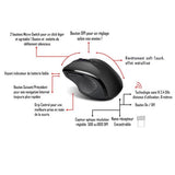 Ratón Inalámbrico Advance Shape 6d (Negro)