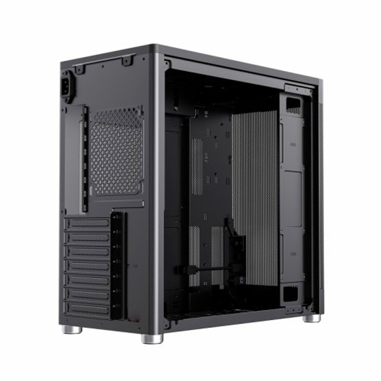 Coolbox Caja Pc Atx Mp1 Mesh Negro Bahías Int.:3x 2.5&Prime; + 1 X 3.5&Prime; O 4 X 2.4&Prime;/ 1 X Usb 3.2 (Usb-A) + 1 X Usb-C 3.2, 1 Conector Jack 3.5 Mm
