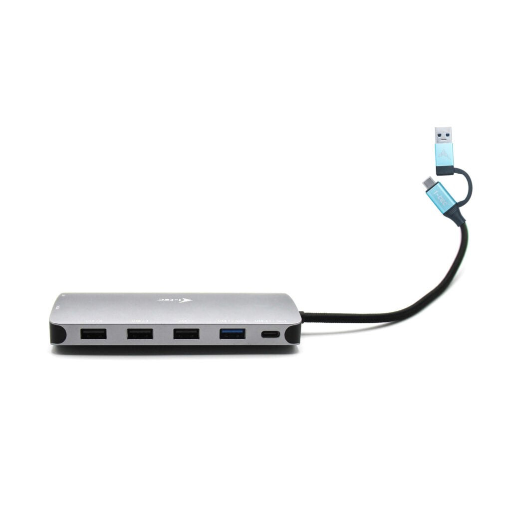 I-Tec Usb-C Metal Nano Dock 2xhdmi 1xvga 1xsd Cardreader 1xmicrosd Cardreader 1xglan 3xusb 2.0 1xusb 3.2 1xusb-C3.2data 1xusb-C Pd
