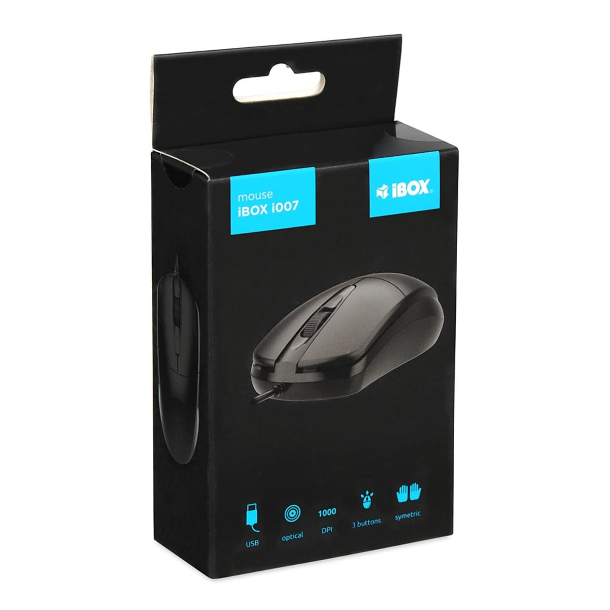 EAN 5903968680923 - iBox IMOF007 ratón Universal Ambidextro USB tipo A Óptico 1000 DPI imagen 2
