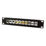 Logilink 10" Kystone Panel For 10 Keystone Jacks, Negro