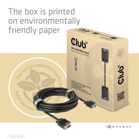 EAN 8719214472191 - CLUB3D CAC-1710 cable VGA 10 m VGA (D-Sub) Negro imagen 9
