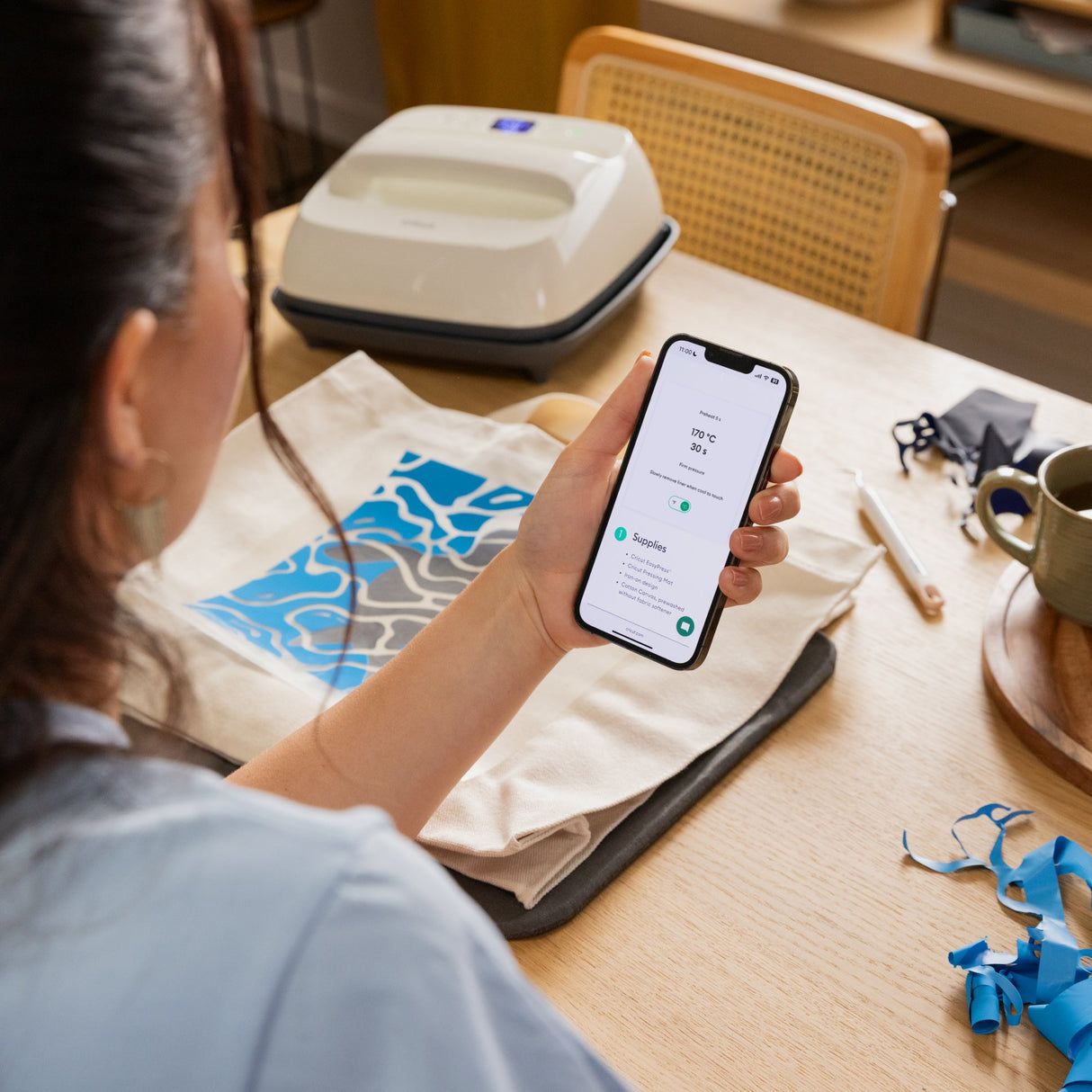 EAN 0093573589980 - Cricut EasyPress SE Azul, Blanco 300 x 250 mm 205 °C imagen 7