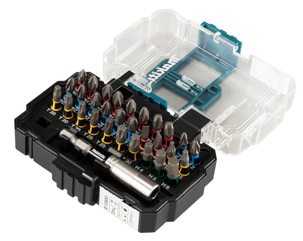 31 Dalies Sukimo Antgaliu Rinkinys Makita E-13552 Impact Premier Torsion