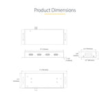 Startech Hub Industrial Usb 3.0 De 5gbps De 4 Puertos - Concentrador Usb Con Protección De Picos Y Descargas Esd - Ladrón Usb-A De Montaje En Pared/Escritorio/Din