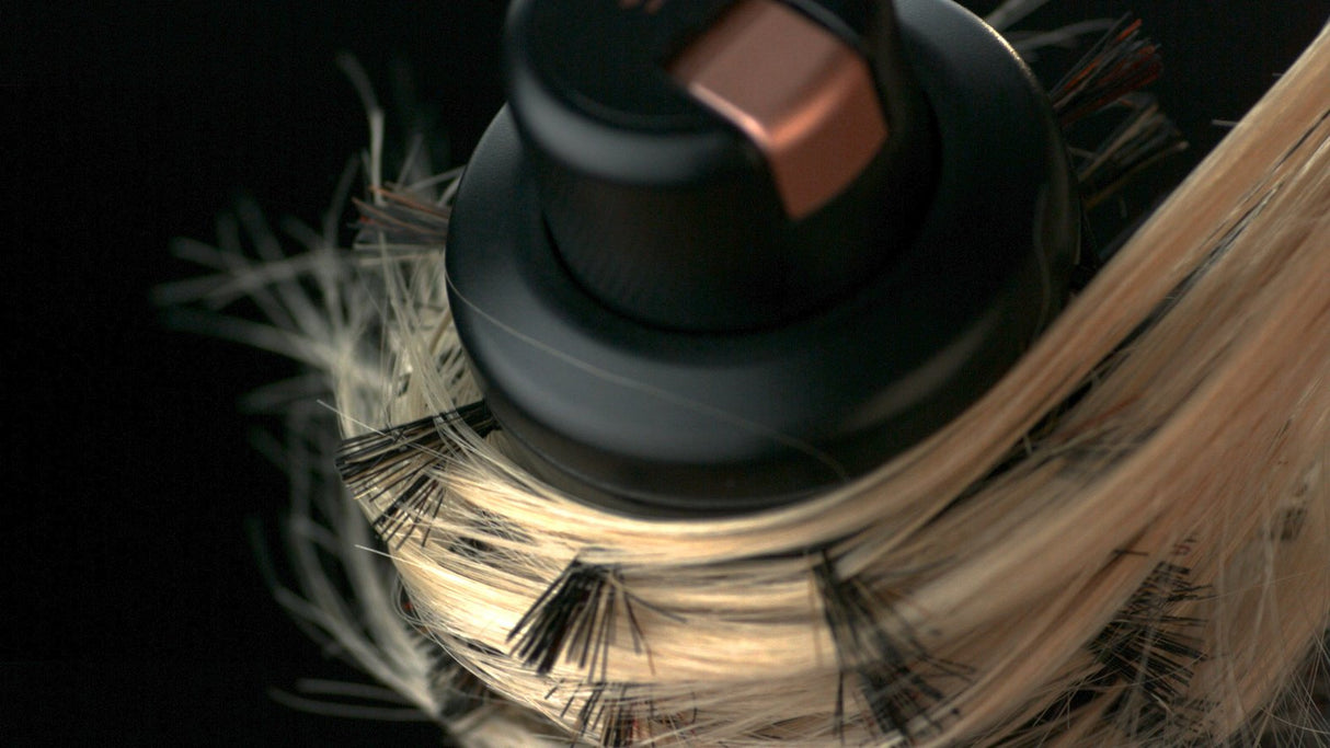 Rowenta Ultimate Experience Cf9625 Cepillo De Aire Caliente Caliente Negro, Bronce 750 W