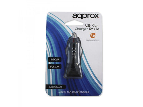 EAN 8435099516200 - Approx APPUSBCARB cargador de dispositivo móvil Universal Negro Encendedor de cigarrillos Auto imagen 3
