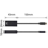 Ewent Ew9823 Adaptador De Cable De Vídeo 0,15 M Usb Tipo C Hdmi Tipo A (Estándar) Negro Ewent Conversor Usb-C A Hdmi Hembra 4k/30hz