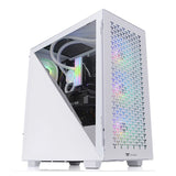 Caja Pc Thermaltake Divider 300 Tg Air Snow Cristal Templado Usb 3.0 Ca-1s2-00m6wn-02