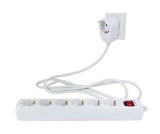 Rev 0012692114 Base Múltiple 2 M 7 Salidas Ac Interior Blanco