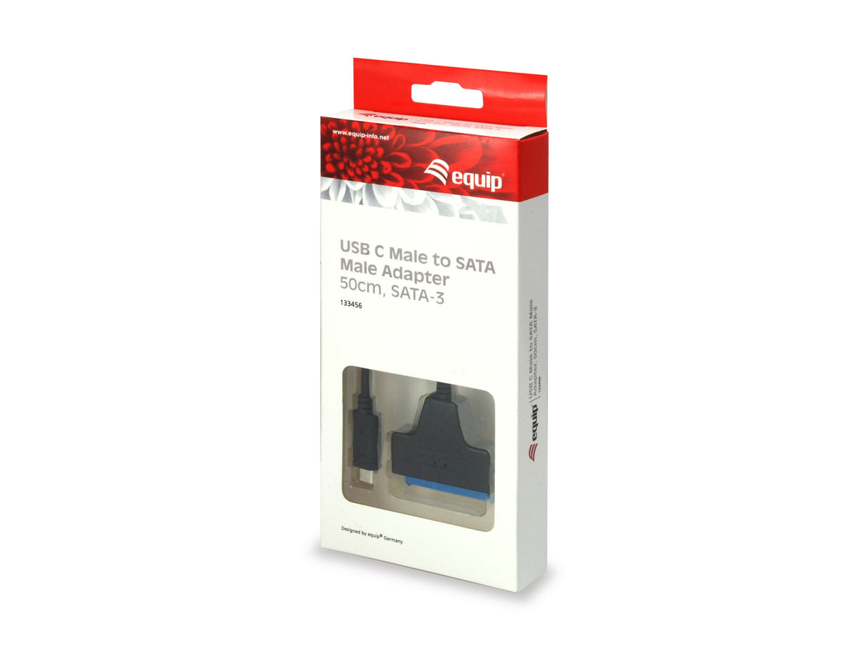 Adaptador Usb C M A Sata M Equip Negro 133456