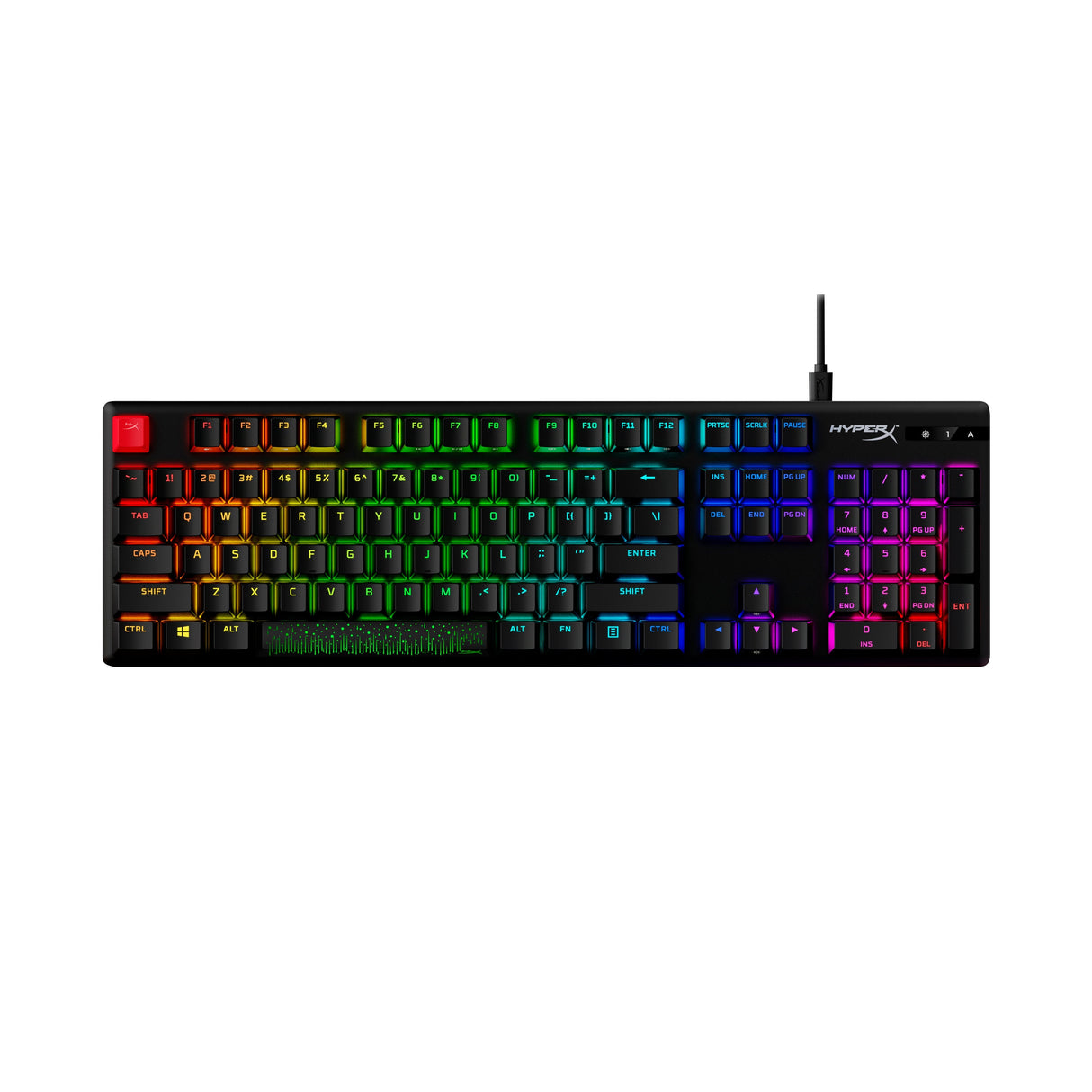 Keyboard Alloy Origins Pbt Hx/Aqua 639n5aa#Aba Hyperx