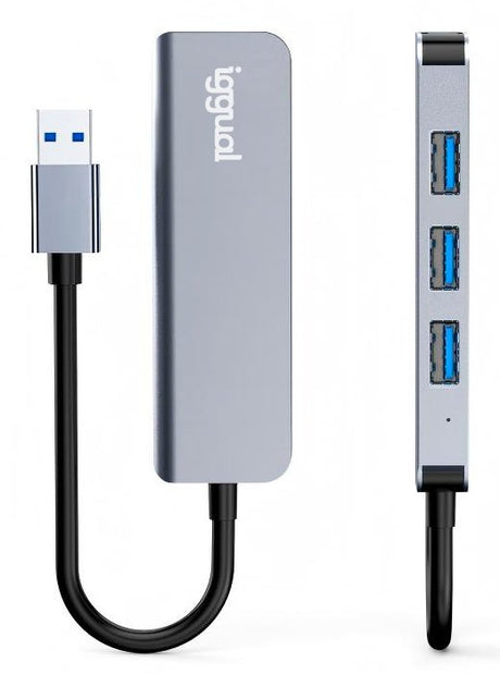 EAN 8435364319246 - iggual IGG319246 hub de interfaz USB 3.2 Gen 1 (3.1 Gen 1) Type-C 5000 Mbit/s Plata imagen 3