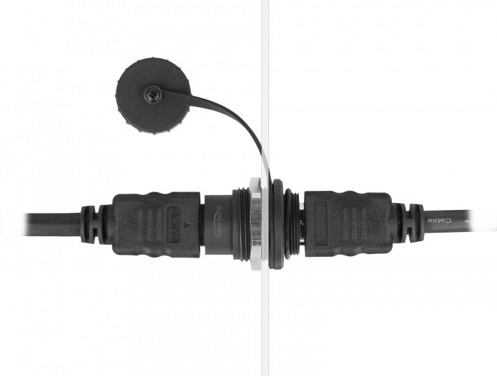 Delock Conector Hdmi-A Integrado Con Tapa Protectora Contra El Polvo
