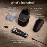EAN 8700216137249 - Braun Series 9 Pro+ 9565cc Wet & Dry Máquina de afeitar de láminas Recortadora Metálico imagen 7