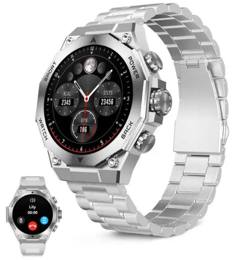 EAN 8427542142937 - Ksix Titanium 3,63 cm (1.43") 55 mm Digital 466 x 466 Pixeles Pantalla táctil Plata imagen 9