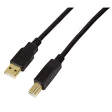 Logilink Ua0266 Cable Usb 20 M 2.0 Usb A Usb B Negro