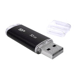 Pendrive Silicon Power 32gb Usb 2.0 U02 Negro Sp032gbuf2u02v1k