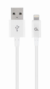 EAN 8716309106450 - Cablexpert CC-USB2P-AMLM-1M-W cable de conector Lightning Blanco imagen 1